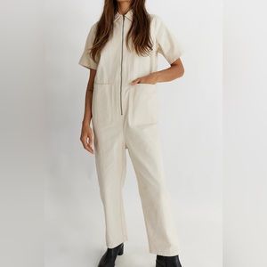 All Row Dylan jumpsuit size small in bone - NEW WITH TAGS NEVER WORN